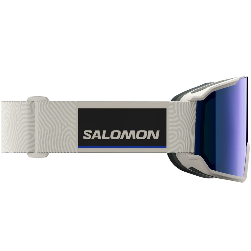 Load image into Gallery viewer, Salomon Unisex S/View 3 Mirror Lens S2 Snow Goggles Rainy Day/Mid Blue L47920900
