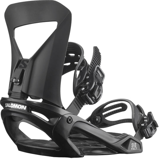 Salomon Men's Pact Snowboard Bindings Black L47671400