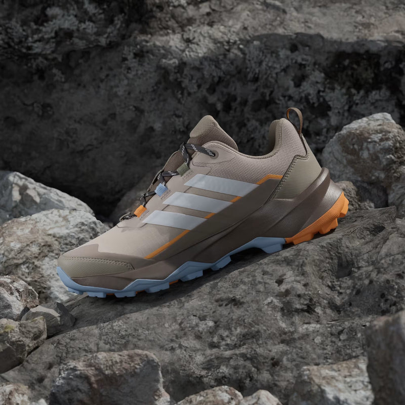 Load image into Gallery viewer, Adidas Terrex Women's Skychaser AX5 GORE-TEX Hiking Shoes Wonder Taupe/Off White/Glow Blue HP7169
