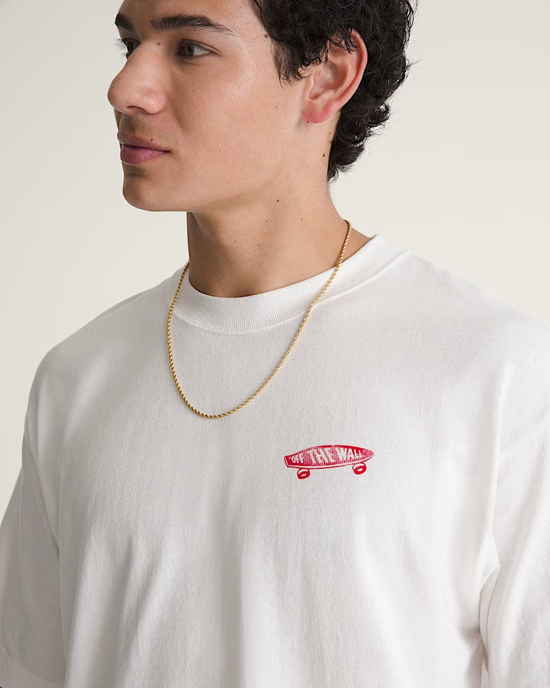 Load image into Gallery viewer, Vans Men's Premium Full Deck T-Shirt Egret White VN000T6VC9F
