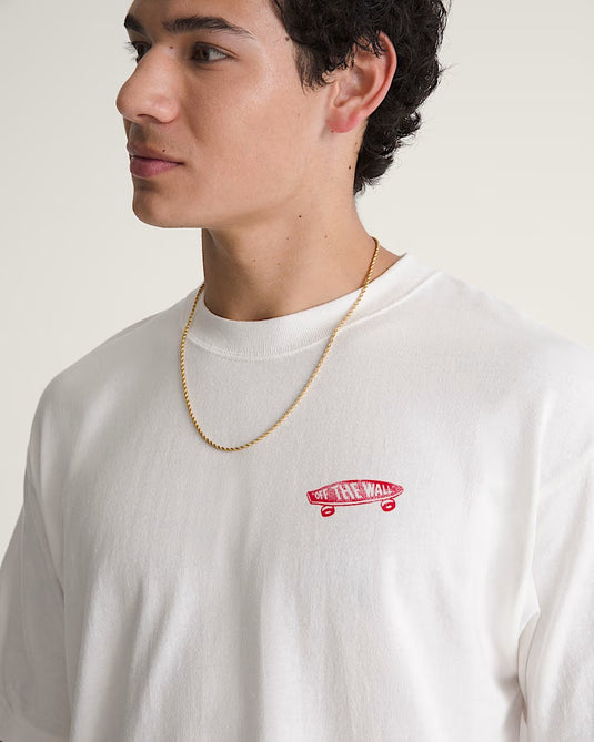Vans Men's Premium Full Deck T-Shirt Egret White VN000T6VC9F