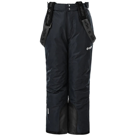Zig Zag Kid's Provo Ski Pants (6-14 Years) W-PRO 10000 Black Z163076-1001