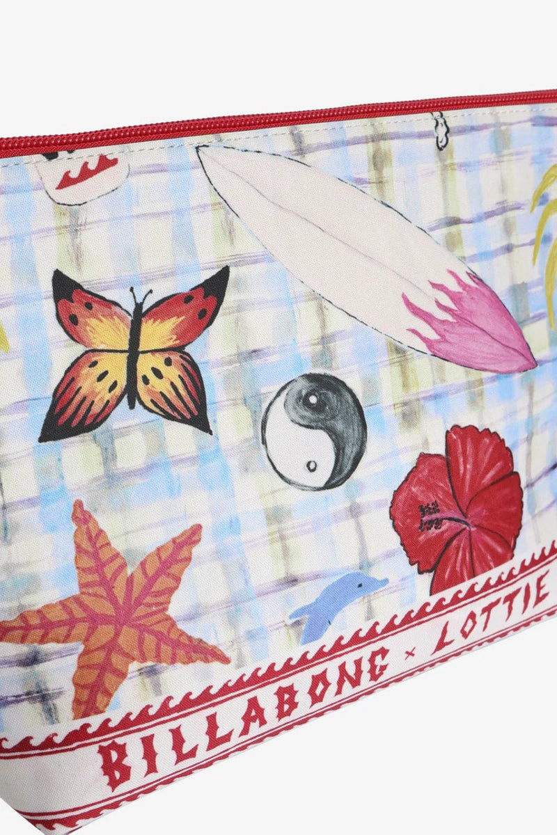 Load image into Gallery viewer, Billabong Women's Lottie Hall Dry Pouch White Multi BL000584-WTI
