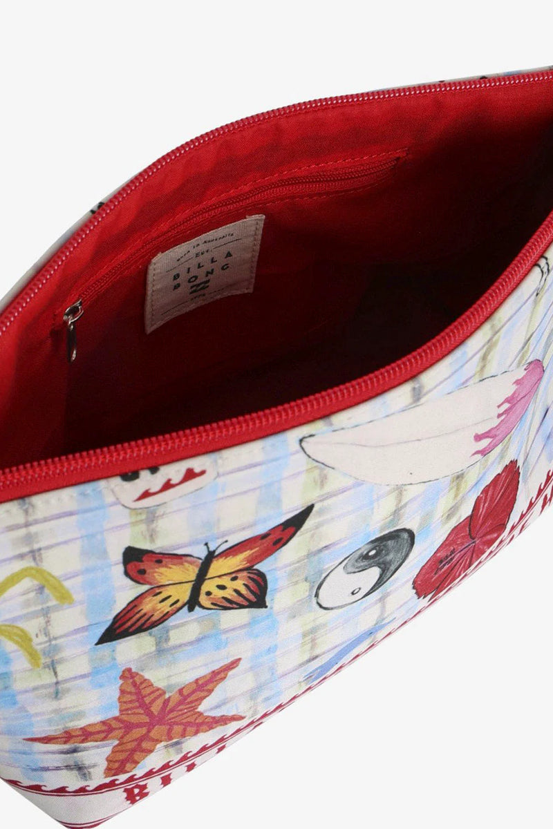 Load image into Gallery viewer, Billabong Women's Lottie Hall Dry Pouch White Multi BL000584-WTI
