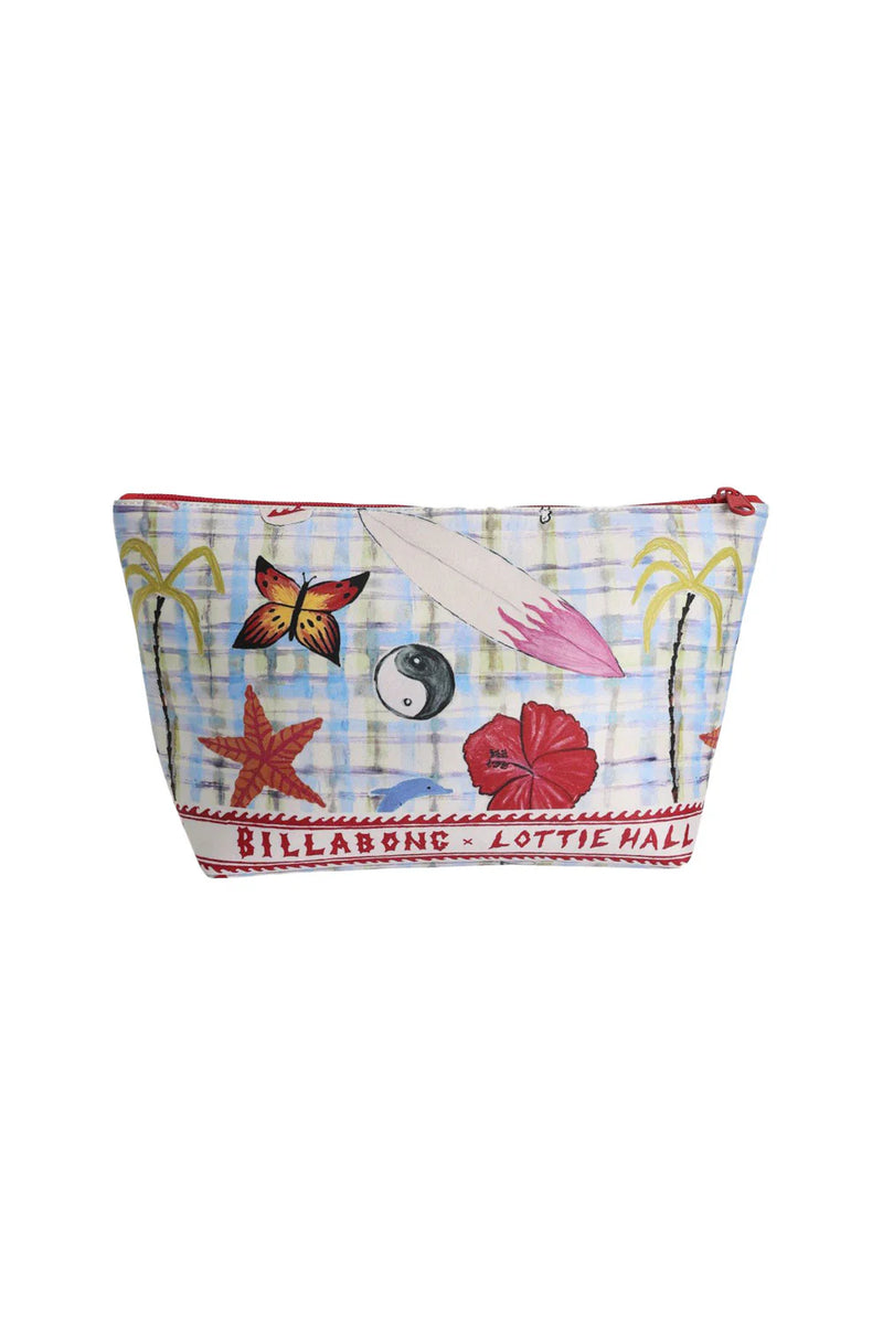 Load image into Gallery viewer, Billabong Women's Lottie Hall Dry Pouch White Multi BL000584-WTI
