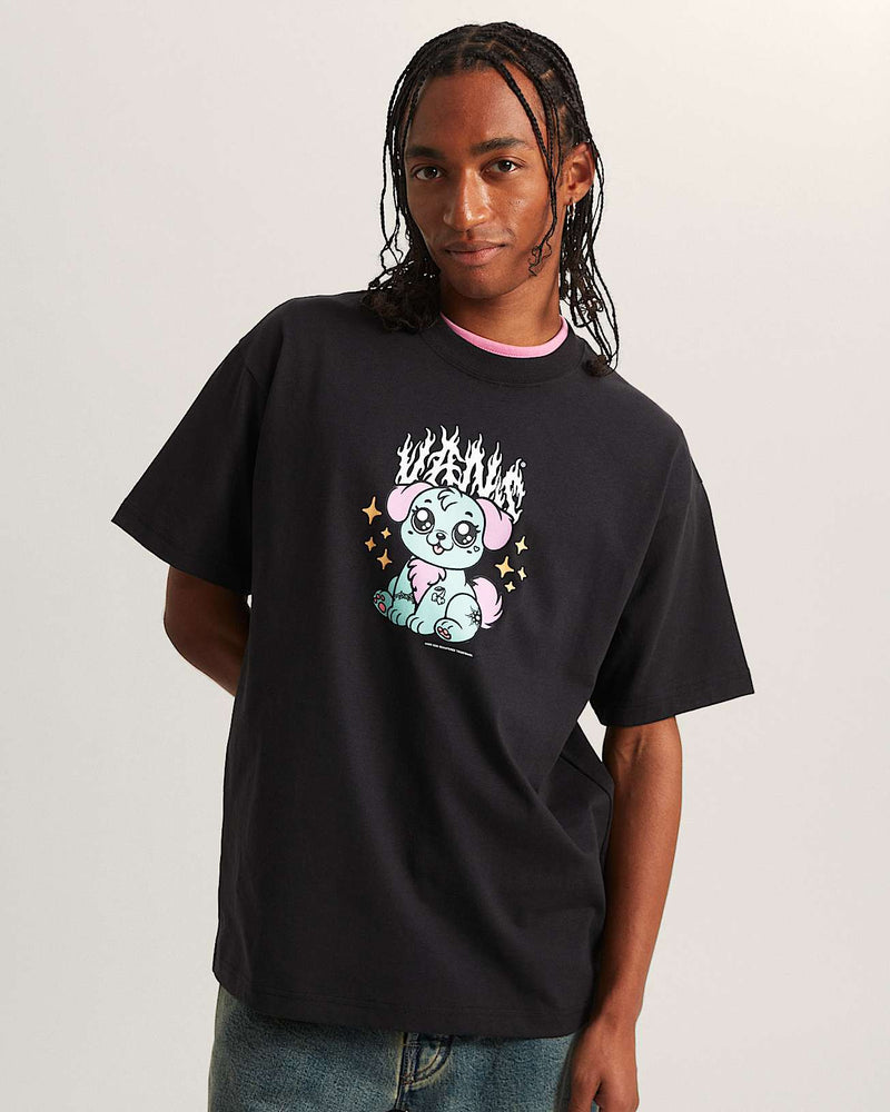 Load image into Gallery viewer, Vans Men's Puppy Loose T-Shirt Black VN000W00BLK

