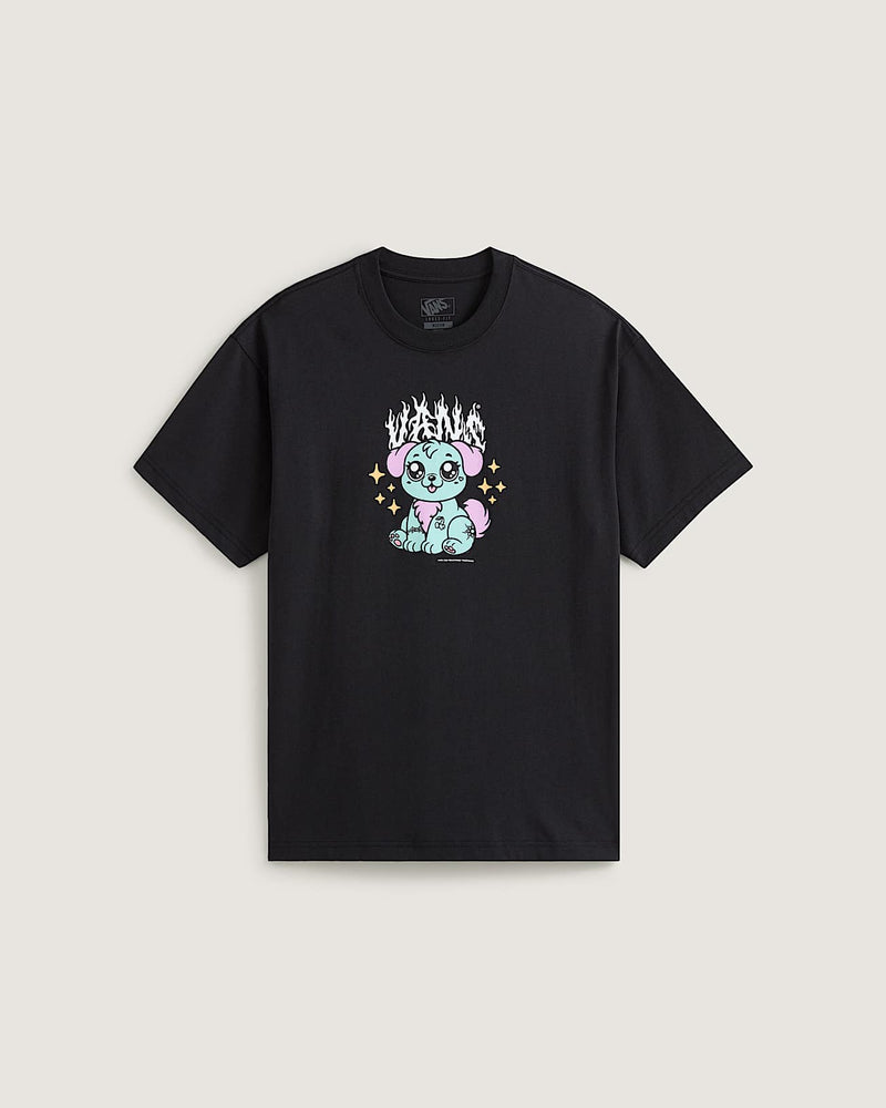 Load image into Gallery viewer, Vans Men's Puppy Loose T-Shirt Black VN000W00BLK
