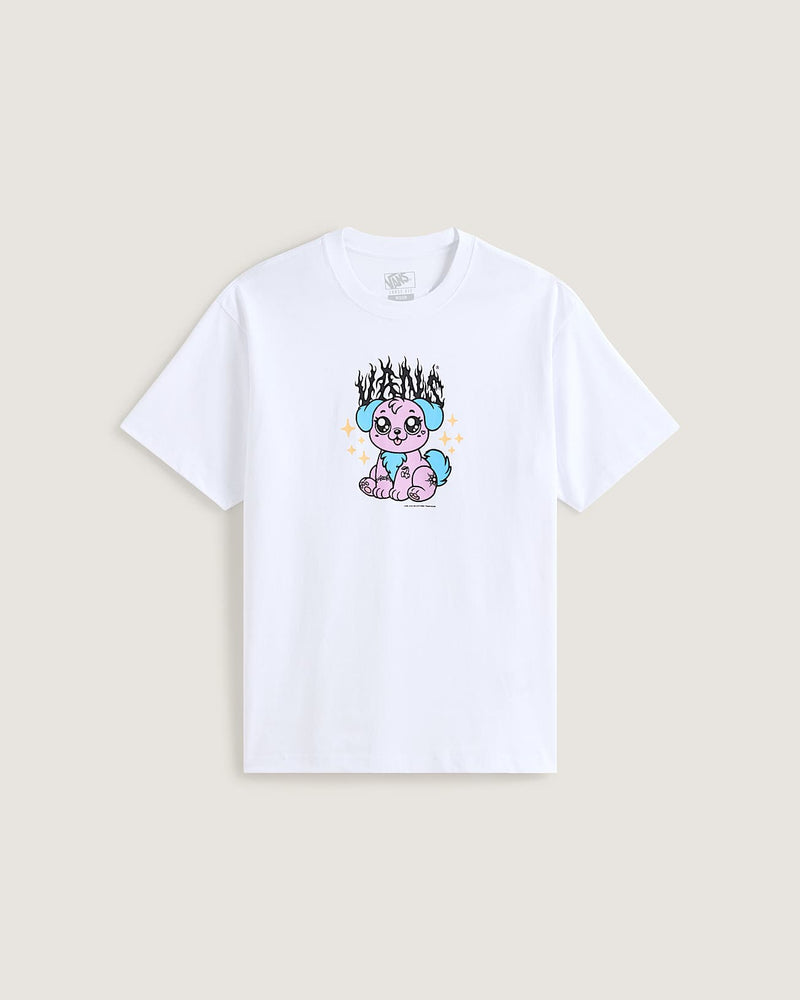 Load image into Gallery viewer, Vans Men's Puppy Loose T-Shirt White VN000W00WHT
