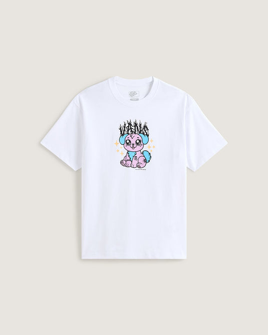 Vans Men's Puppy Loose T-Shirt White VN000W00WHT