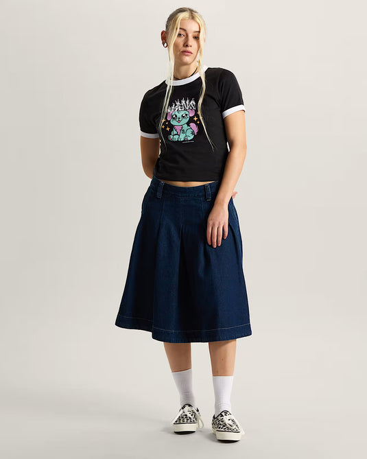 Vans Women's Puppy Ringer T-Shirt Black VN000W24BLK