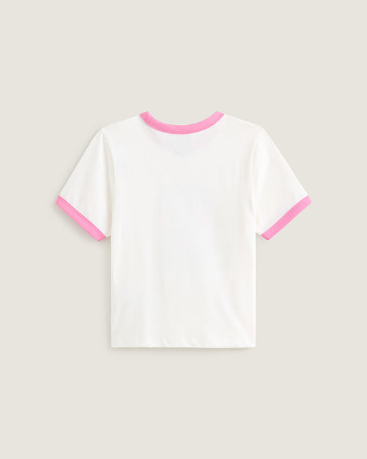 Vans Women's Puppy Ringer T-Shirt White VN000W24C9F