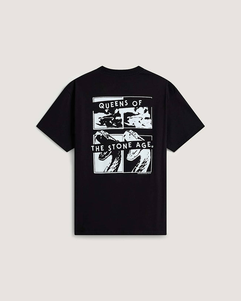 Load image into Gallery viewer, Vans Men's Queens of the Stone Age Ouroboros T-Shirt Black VN00134WBLK
