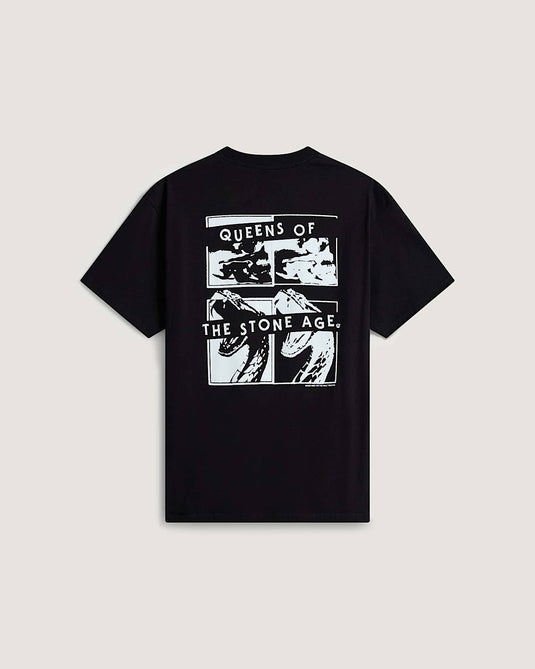 Vans Men's Queens of the Stone Age Ouroboros T-Shirt Black VN00134WBLK