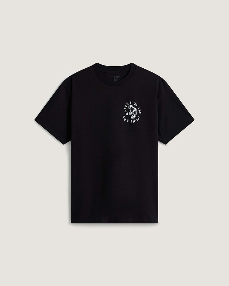 Load image into Gallery viewer, Vans Men's Queens of the Stone Age Ouroboros T-Shirt Black VN00134WBLK
