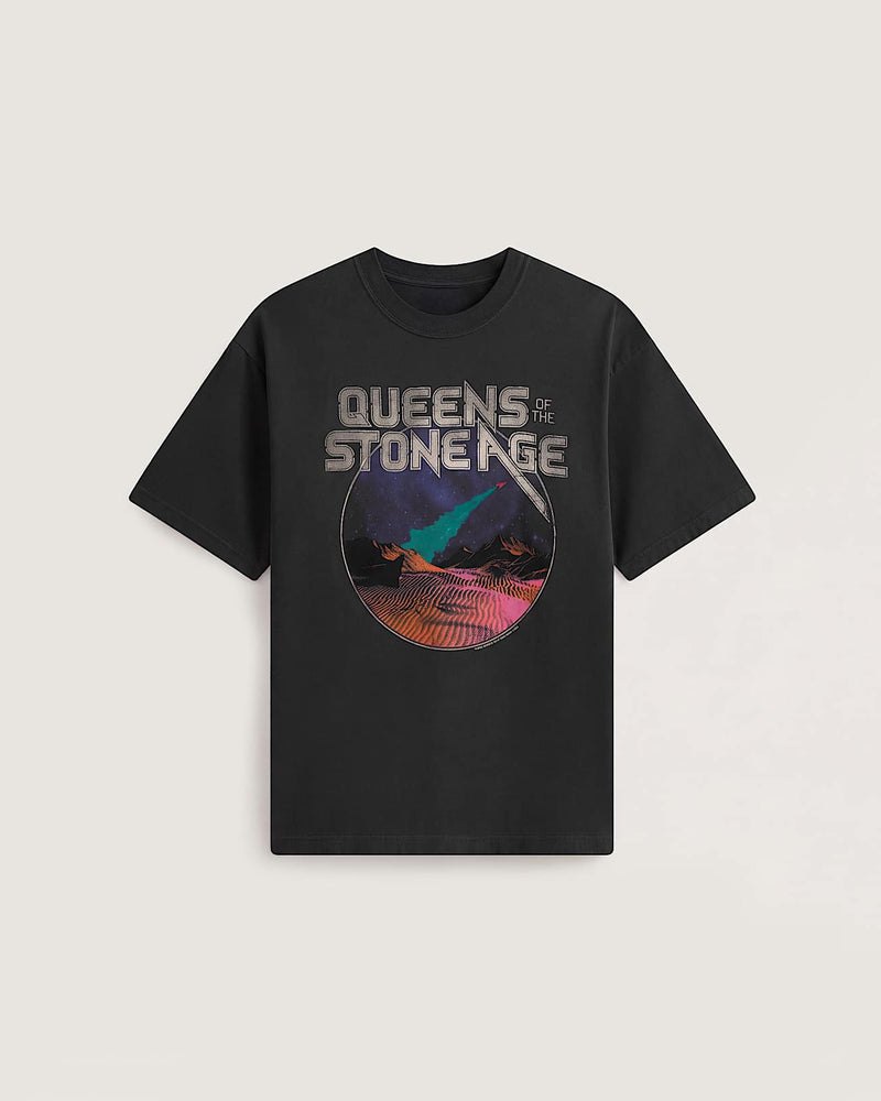 Load image into Gallery viewer, Vans Men's Queens of the Stone Age T-Shirt Black VN00134VEMV
