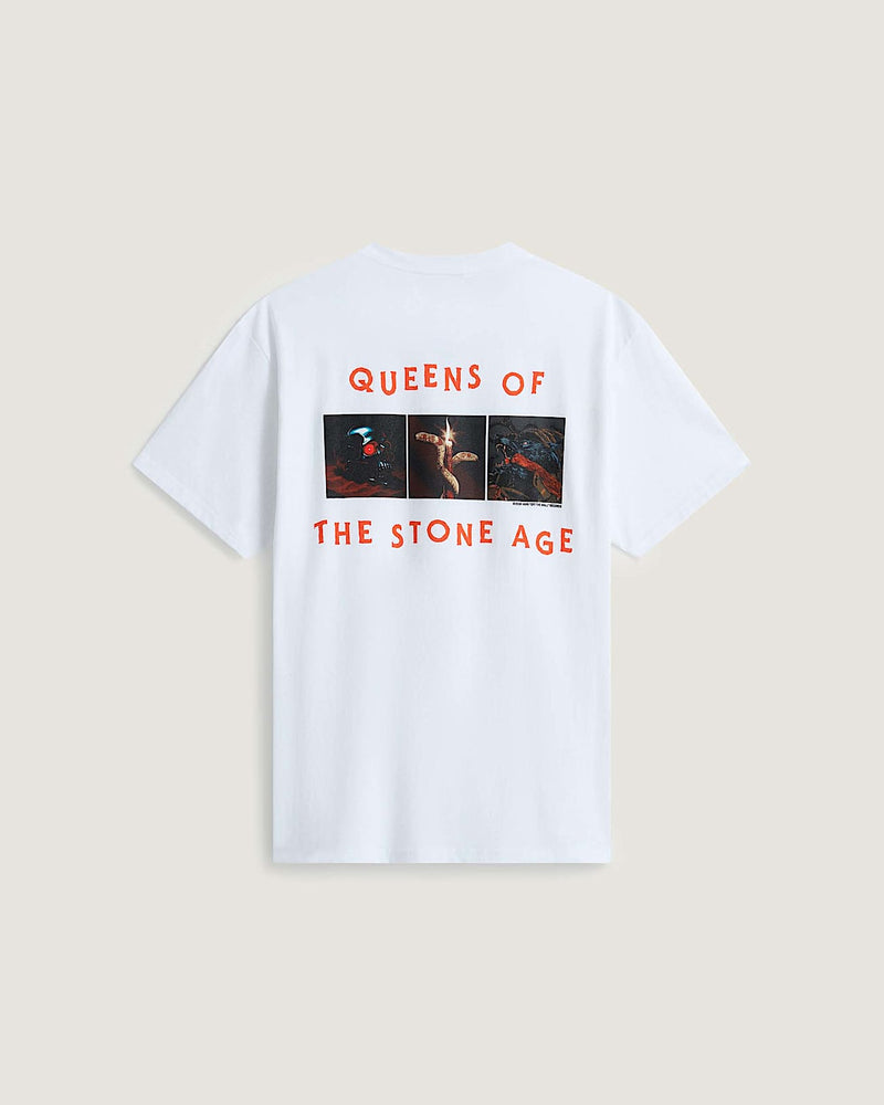 Load image into Gallery viewer, Vans Men's Queens of the Stone Age T-Shirt White VN00134XWHT
