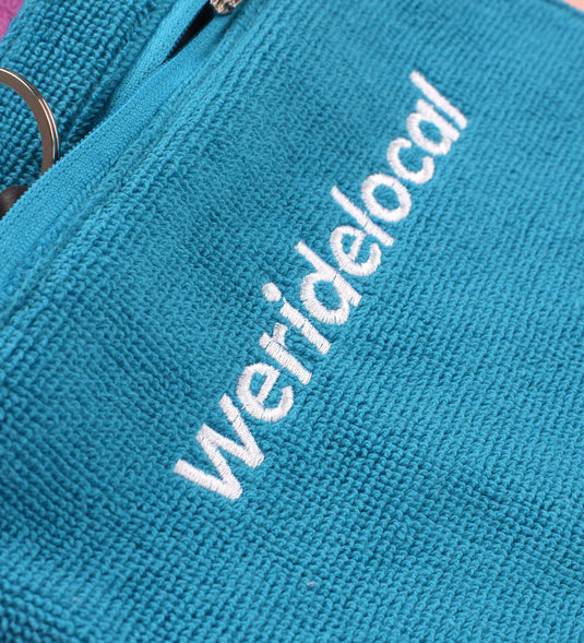 We Ride Local Unisex Rays Poncho Beach Towel Blue PRB_SS26