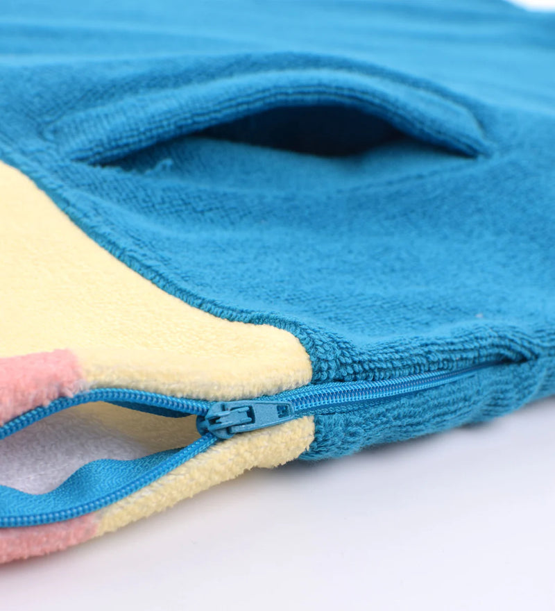 Load image into Gallery viewer, We Ride Local Unisex Rays Poncho Beach Towel Blue PRB_SS26
