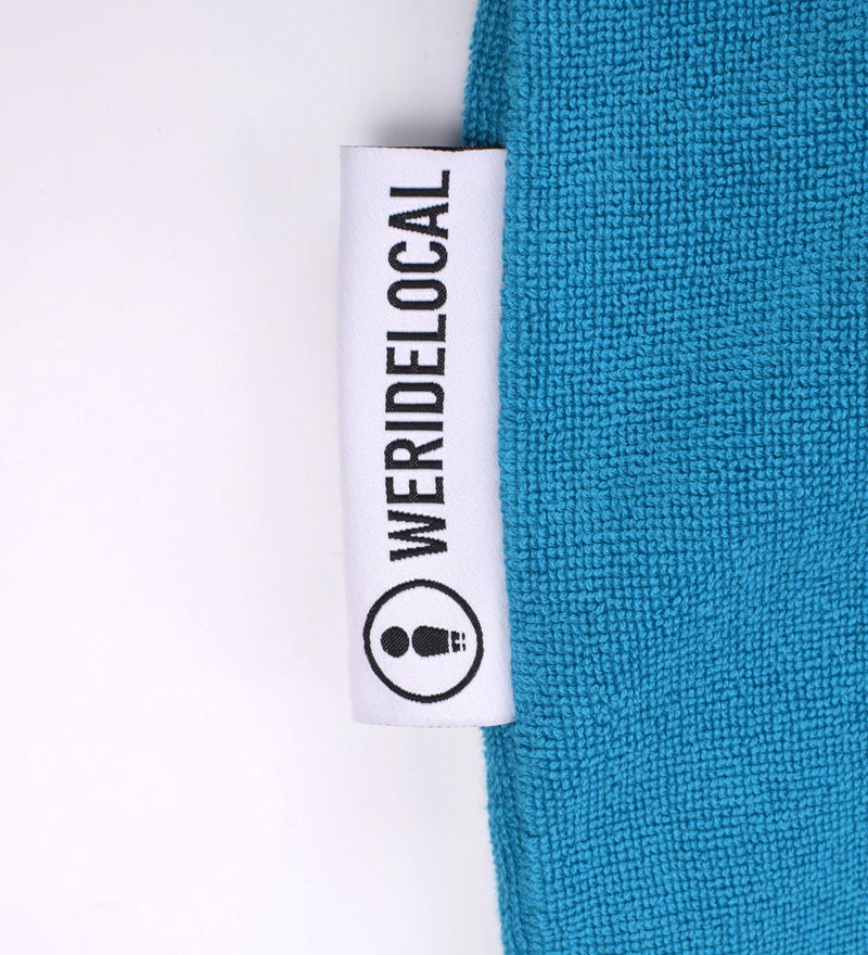 Load image into Gallery viewer, We Ride Local Unisex Rays Poncho Beach Towel Blue PRB_SS26
