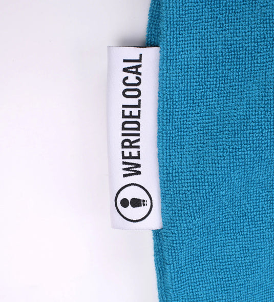 We Ride Local Unisex Rays Poncho Beach Towel Blue PRB_SS26