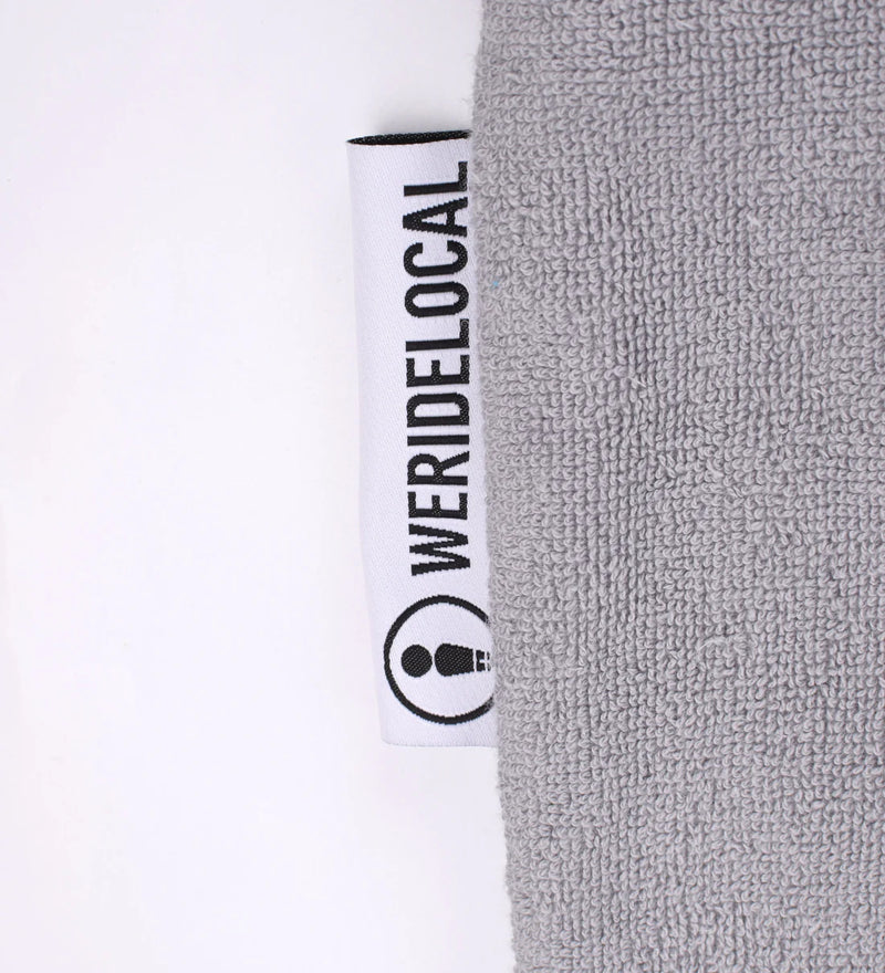 Load image into Gallery viewer, We Ride Local Unisex Rays Poncho Beach Towel Grey PRG_SS26

