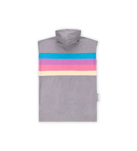 We Ride Local Unisex Rays Poncho Beach Towel Grey PRG_SS26