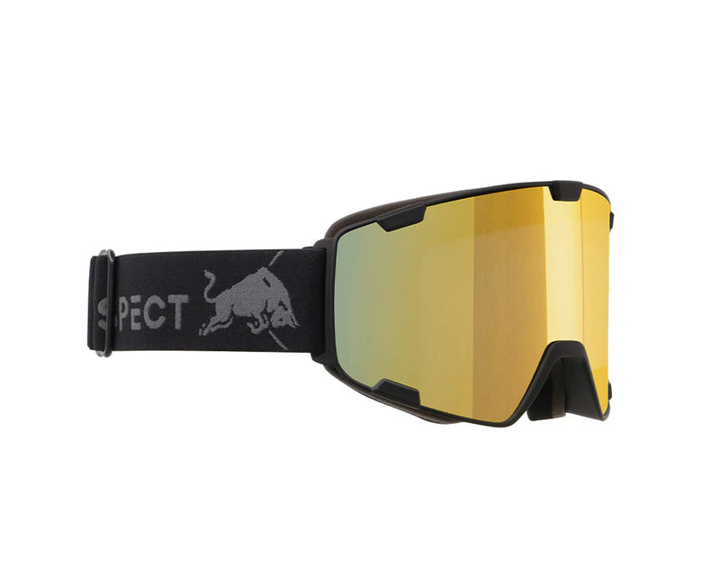 Load image into Gallery viewer, Red Bull Unisex Spect Park Black Snow Goggles Smoke/Yellow Mirror PARK-18YE2
