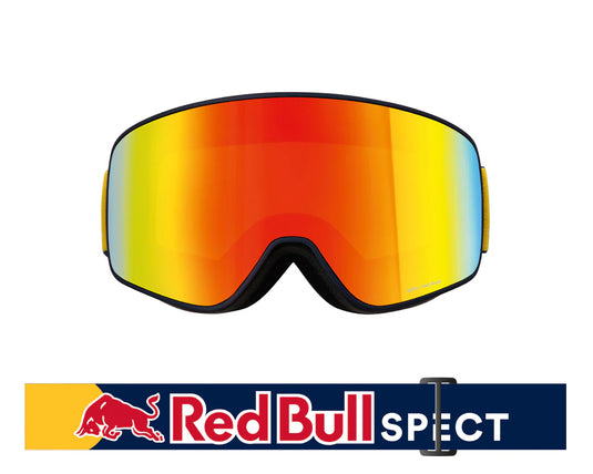 Red Bull Unisex Spect Rush Blue Snow Goggles Orange/Red Mirror RUSH-14RE2