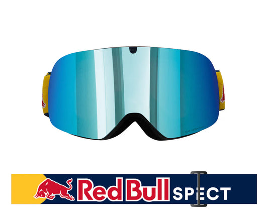 Red Bull Unisex Spect Soar Blue Snow Goggles Smoke/Ice Blue Mirror SOAR-11BL3