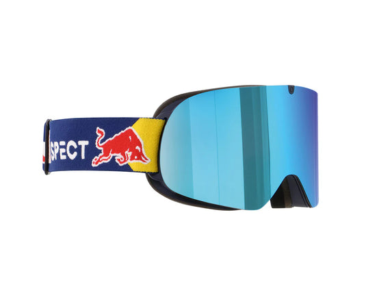 Red Bull Unisex Spect Soar Blue Snow Goggles Smoke/Ice Blue Mirror SOAR-11BL3