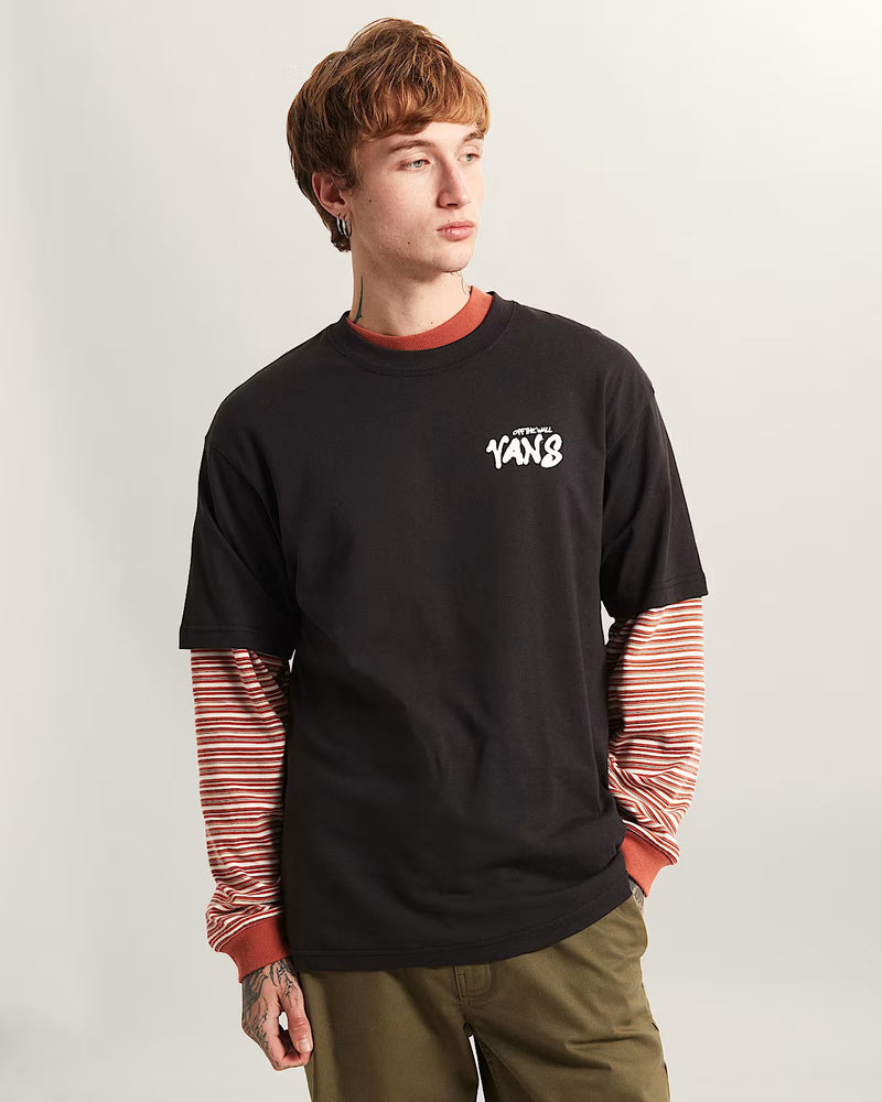 Load image into Gallery viewer, Vans Men's Reaper Sam Loose T-Shirt Black VN000VXDBLK
