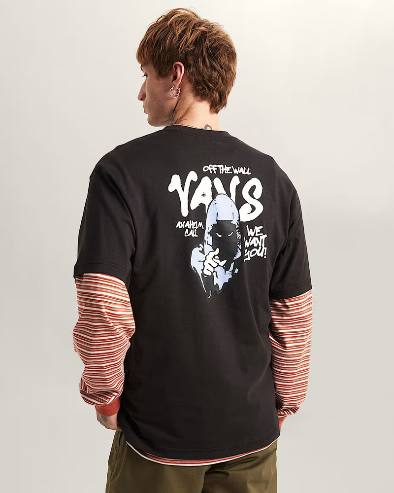 Load image into Gallery viewer, Vans Men's Reaper Sam Loose T-Shirt Black VN000VXDBLK
