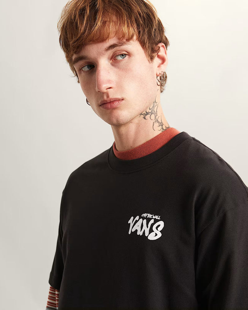 Load image into Gallery viewer, Vans Men's Reaper Sam Loose T-Shirt Black VN000VXDBLK
