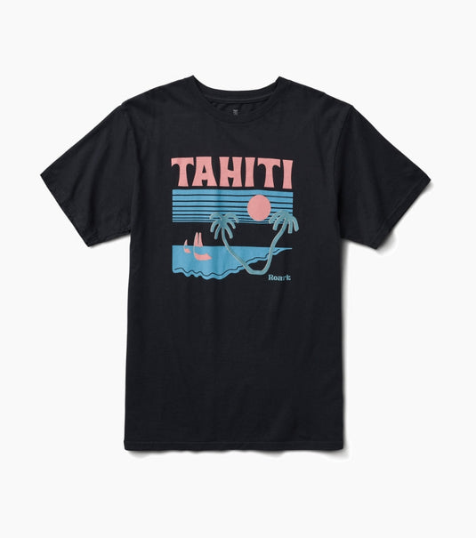 Roark Tahiti Time Premium T-Shirt Black RT1091-BLK