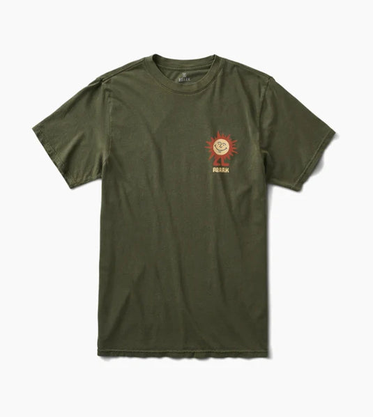 Roark Men's Expeditions Skull Premium T-Shirt Military RT1238