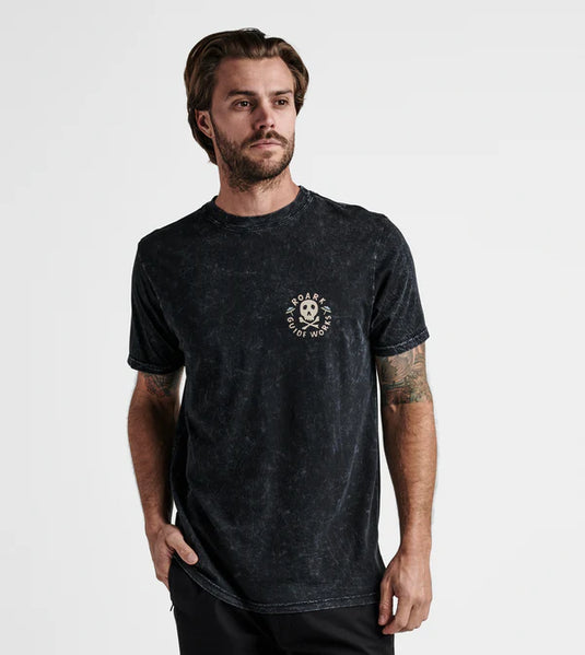 Roark Men's Guideworks Skull Premium T-Shirt Black RT1239