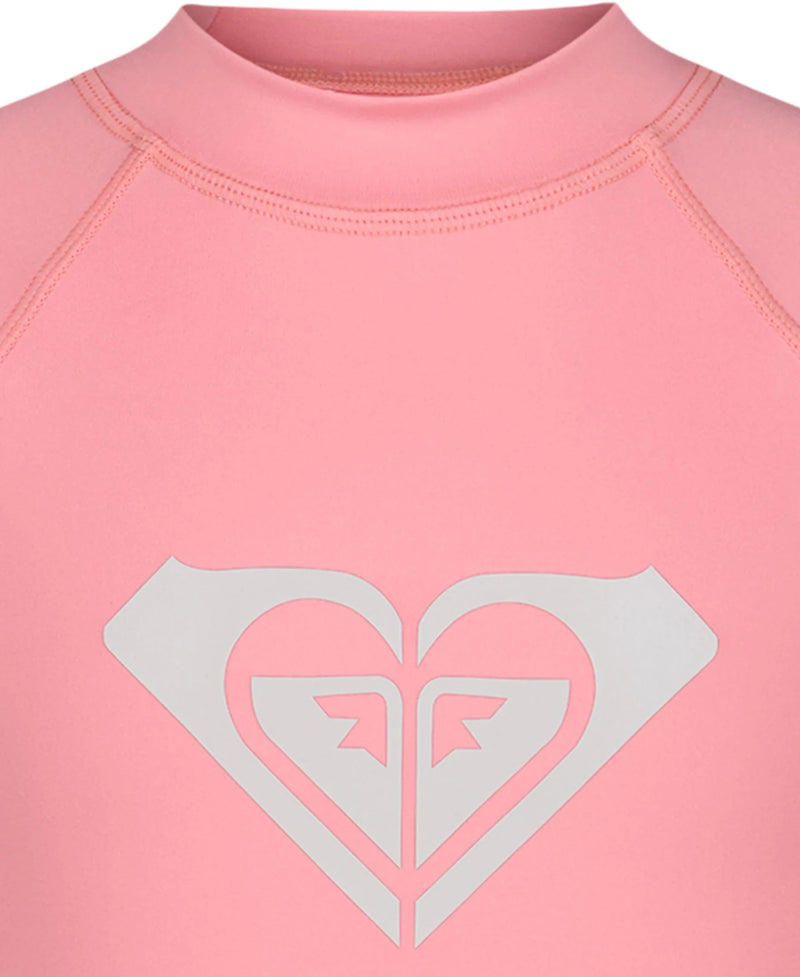 Load image into Gallery viewer, Roxy Kid's (2-7) Whole Hearted SS Rashguard Pink ERLWR03363-MLW0
