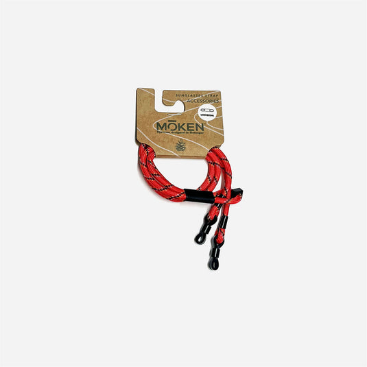 Moken Unisex Sunglasses Ring Cords Red/Black/Yellow MKN06-RD-BLK-YL