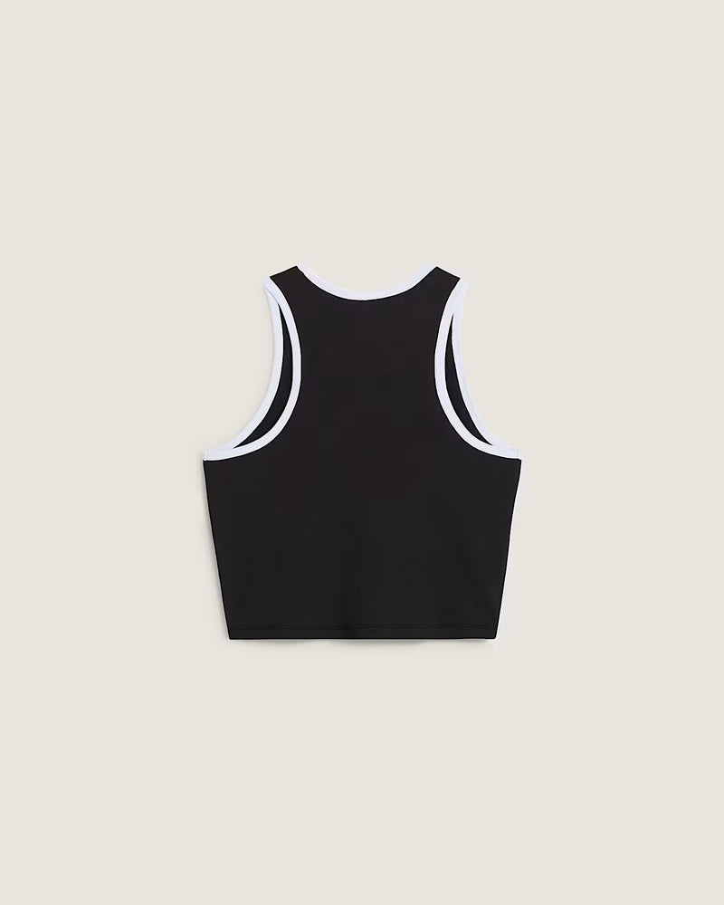 Load image into Gallery viewer, Vans Women's Retro Speed Tank T-Shirt Black VN000XDQBLK
