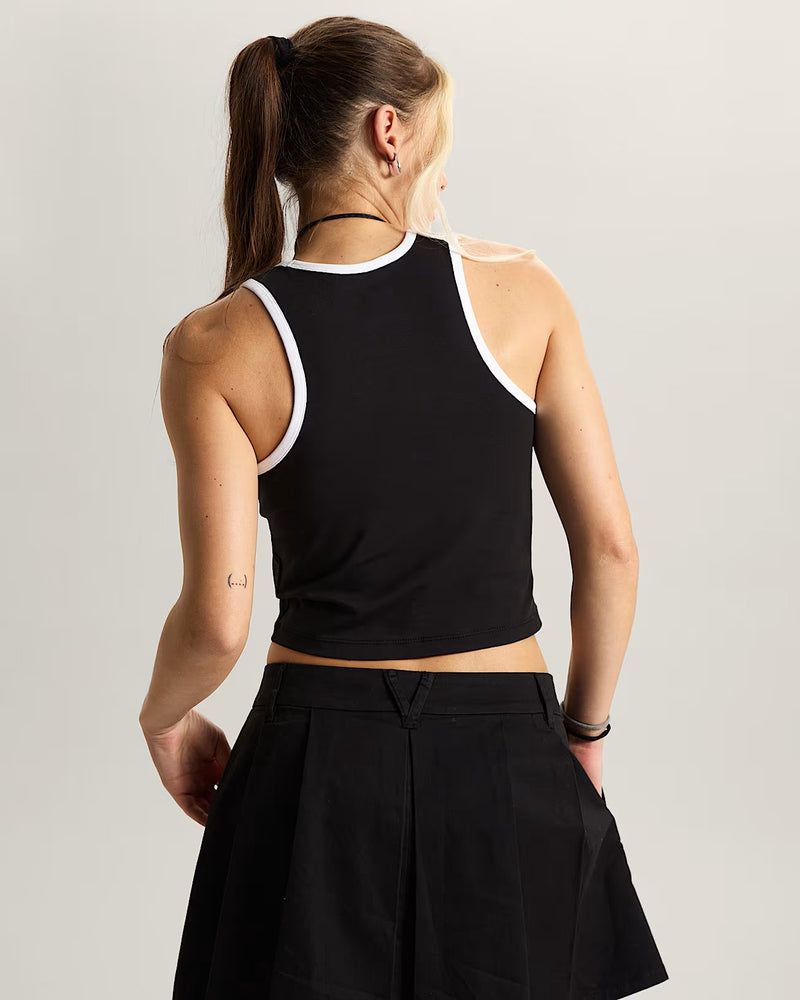 Load image into Gallery viewer, Vans Women's Retro Speed Tank T-Shirt Black VN000XDQBLK
