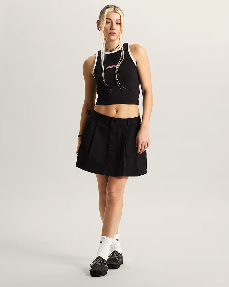 Load image into Gallery viewer, Vans Women's Retro Speed Tank T-Shirt Black VN000XDQBLK
