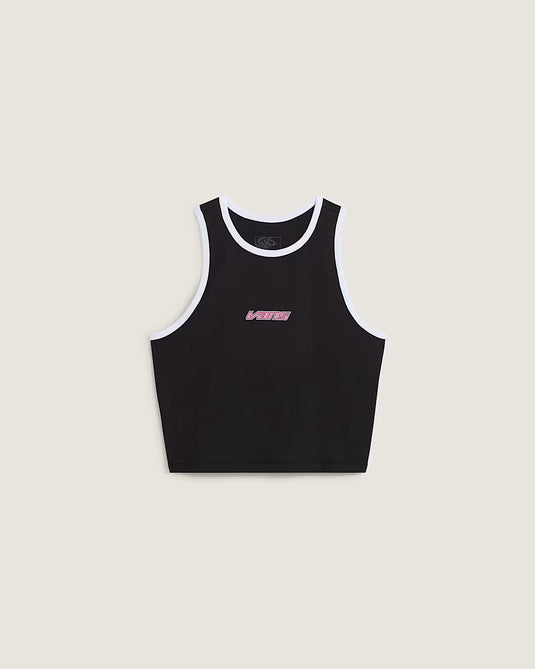 Vans Women's Retro Speed Tank T-Shirt Black VN000XDQBLK
