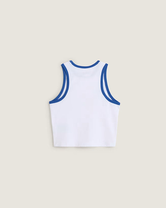Vans Women's Retro Speed Tank T-Shirt White VN000XDQWHT