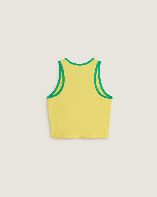 Vans Women's Retro Speed Tank T-Shirt Yellow VN000XDQFSH