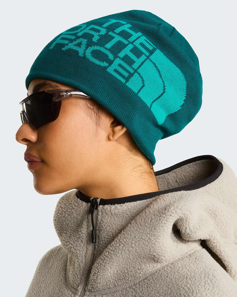 Load image into Gallery viewer, The North Face Unisex Reversible Highline Beanie Pacific Teal-Restorative Teal-Graphic NF0A7WLAVU1
