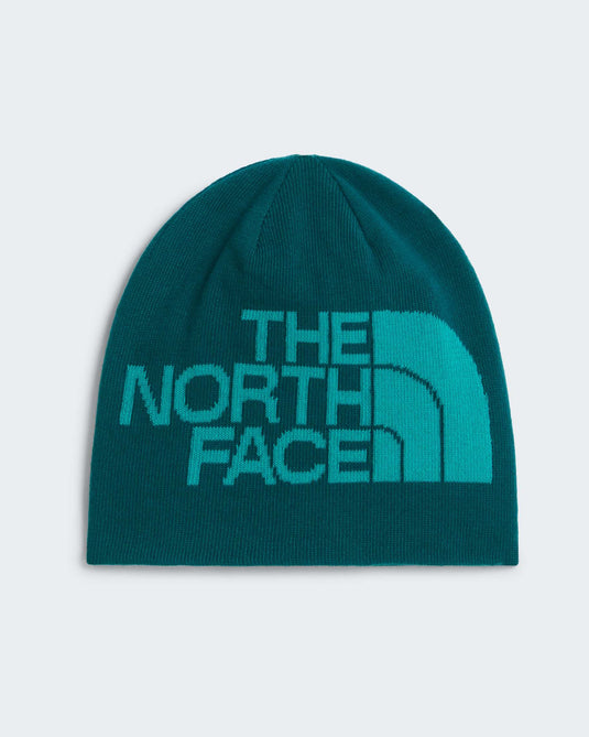 The North Face Unisex Reversible Highline Beanie Pacific Teal-Restorative Teal-Graphic NF0A7WLAVU1
