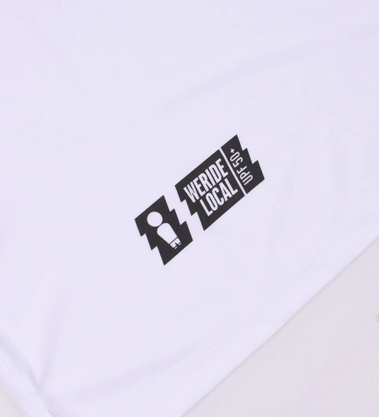 We Ride Local Men's Rider T-Shirt Rashquard White MRTRW_SS26