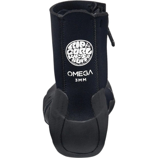 Rip Curl Unisex Omega 3mm Round Toe With Zip Black 122MSA-0090