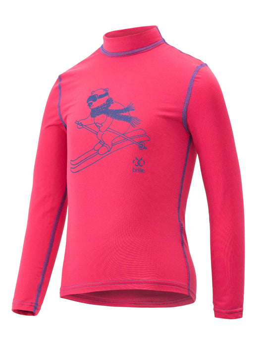 Brille Kid's Warm Base Layer Set Fuchsia SD231106-FCH