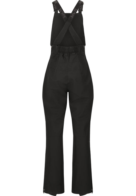 Slope Women's Kenwood Bib Snow Pants W-Pro 15000 Black SL243299-1001